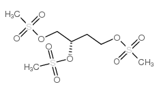 (S)-1,2,4-丁三醇三磺酸结构式