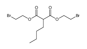 n-Butylmalonsaeure-di-β-bromethylester结构式