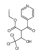 4,4,4-trichloro-3-hydroxy-2-isonicotinoyl-butyric acid ethyl ester Structure
