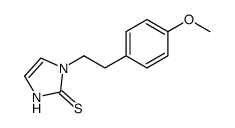 3-[2-(4-methoxyphenyl)ethyl]-1H-imidazole-2-thione结构式