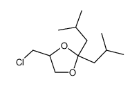 4-chloromethyl-2,2-diisobutyl-[1,3]dioxolane Structure