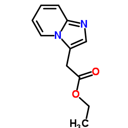 咪唑并[1,2-a]吡啶-3-乙酸乙酯结构式