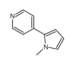 4-(1-methylpyrrol-2-yl)pyridine结构式