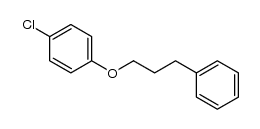 1-chloro-4-(3-phenylpropoxy)benzene结构式