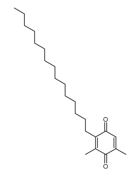 2,6-dimethyl-3-pentadecyl-p-benzoquinone Structure