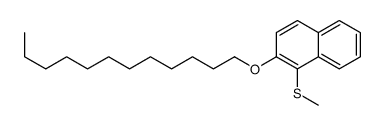 2-dodecoxy-1-methylsulfanylnaphthalene结构式