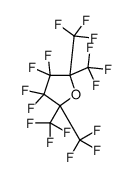 3,3,4,4-tetrafluoro-2,2,5,5-tetrakis(trifluoromethyl)oxolane Structure