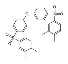 4-[4-[4-(3,4-dimethylphenyl)sulfonylphenoxy]phenyl]sulfonyl-1,2-dimethylbenzene Structure