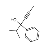 4-phenyl-5-methyl-2-hexyn-4-ol结构式