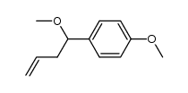1-methoxy-4-(1-methoxybut-3-en-1-yl)benzene结构式
