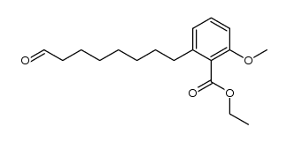 ethyl 6-(7-formylheptyl)-2-methoxybenzoate Structure