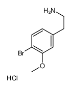 2-(4-溴-3-甲氧苯基)乙胺盐酸盐结构式
