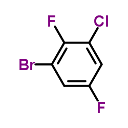 1-Bromo-3-chloro-2,5-difluorobenzene Structure