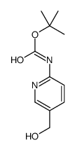 (5-Hydroxymethyl-pyridin-2-yl)-carbamic acid tert-butyl ester Structure