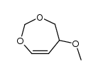 5-Methoxy-4,5-dihydro-[1,3]dioxepin结构式