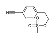 4-[2-[(甲基磺酰基)氧基]乙基]苯甲腈结构式