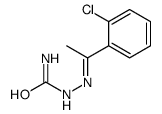 [1-(2-chlorophenyl)ethylideneamino]urea Structure