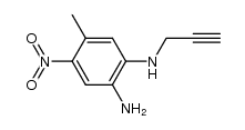 4-methyl-5-nitro-2-(N-propargylamino)aniline Structure