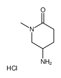 5-Amino-1-Methylpiperidin-2-one hydrochloride Structure