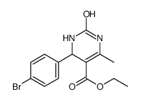 ethyl 4-(4-bromophenyl)-6-methyl-2-oxo-3,4-dihydro-1H-pyrimidine-5-carboxylate Structure