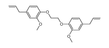 1,2-bis-(4-allyl-2-methoxy-phenoxy)-ethane Structure
