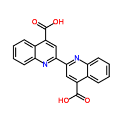 2,2'-Biquinoline-4,4'-dicarboxylic acid Structure