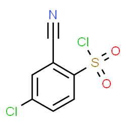 4-chloro-2-cyanophenylsulfonyl chloride Structure