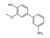 4-(3-aminophenyl)-2-methoxyphenol Structure