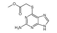 methyl [(2-amino-7-propyl-7H-purin-6-yl)sulfanyl]acetate结构式