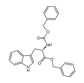 N-Cbz-D-色氨酸苄酯结构式