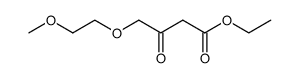 Butanoic acid, 4-(2-methoxyethoxy)-3-oxo-, ethyl ester Structure