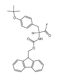 FMOC-Tyr(t-Bu)-F结构式