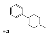 1,3-dimethyl-4-phenyl-3,6-dihydro-2H-pyridine,hydrochloride Structure