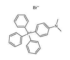 p-dimethylaminophenyl(triphenyl)phosphonium bromide Structure
