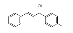 trans-1-(4-fluorophenyl)-3-phenylprop-2-en-1-ol结构式