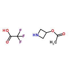 氮杂环丁烷-3-基乙酸2,2,2-三氟乙酸结构式