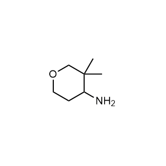 3,3-二甲基四氢吡喃-4-胺结构式