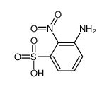 3-amino-2-nitrobenzenesulfonic acid Structure