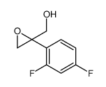 [2-(2,4-difluorophenyl)oxiran-2-yl]methanol结构式