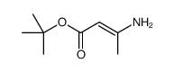 tert-butyl 3-aminobut-2-enoate Structure