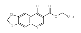8-羟基-[1,3]二氧杂戊环并[4,5-g]喹啉-7-羧酸乙酯结构式