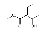 methyl 2-(1-hydroxyethyl)but-2-enoate结构式