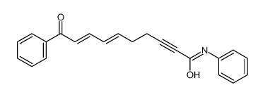 10-oxo-N,10-diphenyldeca-6,8-dien-2-ynamide Structure