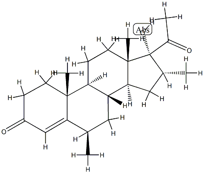 6β,16α-Dimethyl-17-hydroxypregn-4-ene-3,20-dione structure