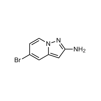 5-溴吡唑并[1,5-a]吡啶-2-胺结构式