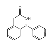 2-[2-(苯硫基)苯基]乙酸结构式