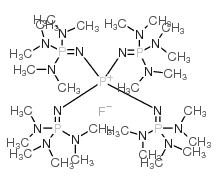 四[三(二甲氨基)正膦亚基氨基]氟化磷 溶液结构式