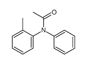 N-(2-methylphenyl)-N-phenylacetamide结构式