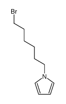 1-(6-bromohexyl)-1H-pyrrole结构式
