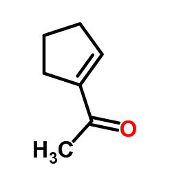 1-乙酰基-1-环戊烯结构式